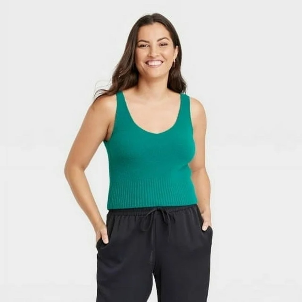 A New Day Fuzzy Sweater Tank